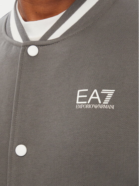 EA7 Emporio Armani EA7 Emporio Armani Majica dugih rukava 7M002146 AF10377 U8085 Siva Regular Fit