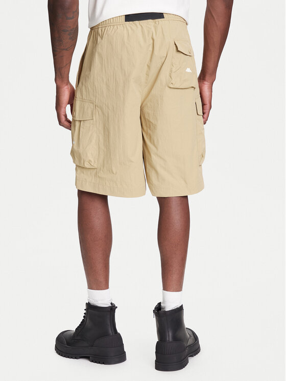 Robe di Kappa Robe di Kappa Pantaloncini di tessuto Giovani 67124BW Beige Regular Fit