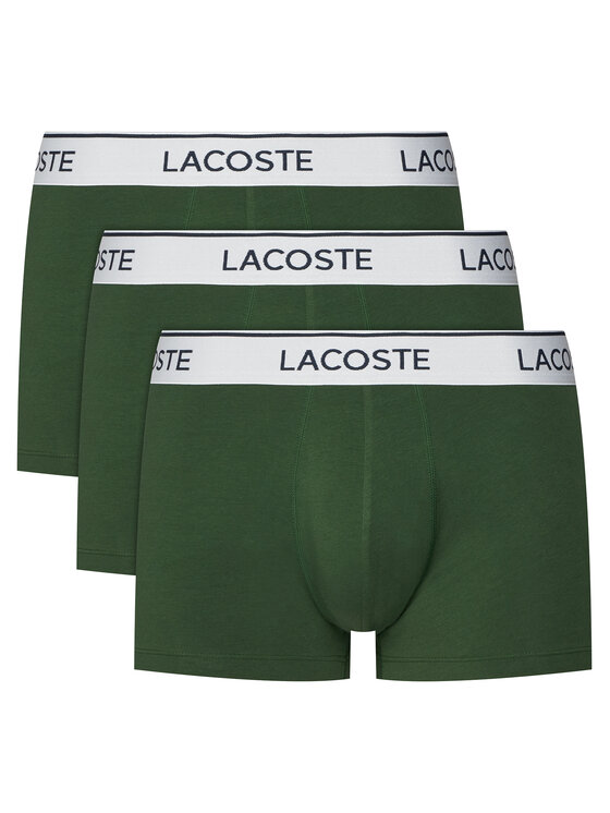 Lacoste Komplet bokserek 5H9002 Zielony
