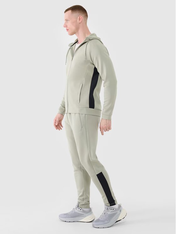 4F 4F Bluza techniczna 4FWSS25TFSWM513-44S Zielony Regular Fit