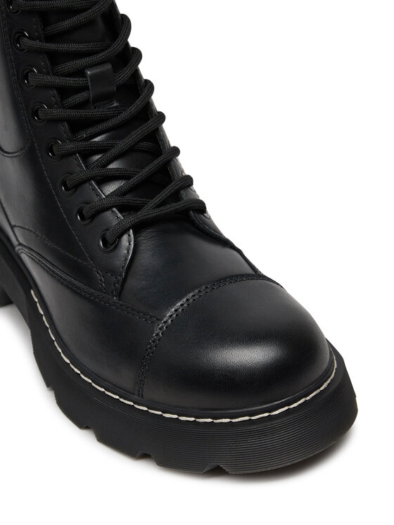 KARL LAGERFELD KARL LAGERFELD Schnürstiefeletten KL40450 Schwarz