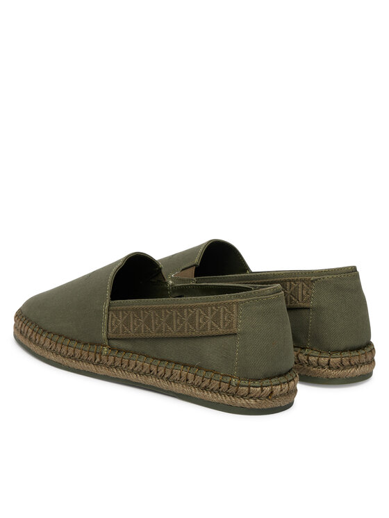 Calvin Klein Calvin Klein Еспадрили Espadrille Webbing Cv HM0HM02075 Зелен