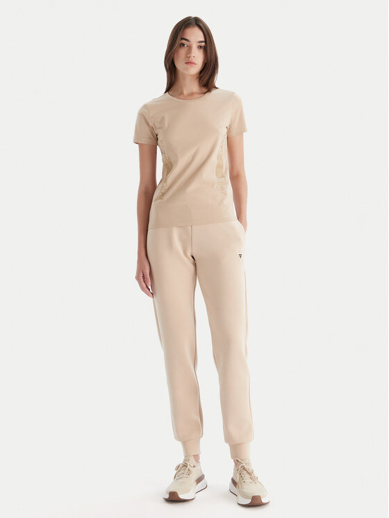EA7 Emporio Armani EA7 Emporio Armani T-krekls 7W000521 AF12503 U1046 Bēšs Regular Fit