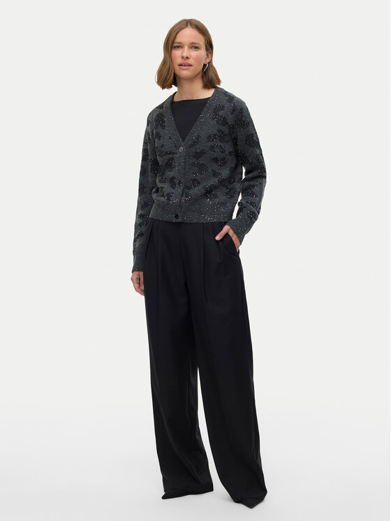 Vero Moda Vero Moda Kardigan Zuzu 10339337 Szary Regular Fit
