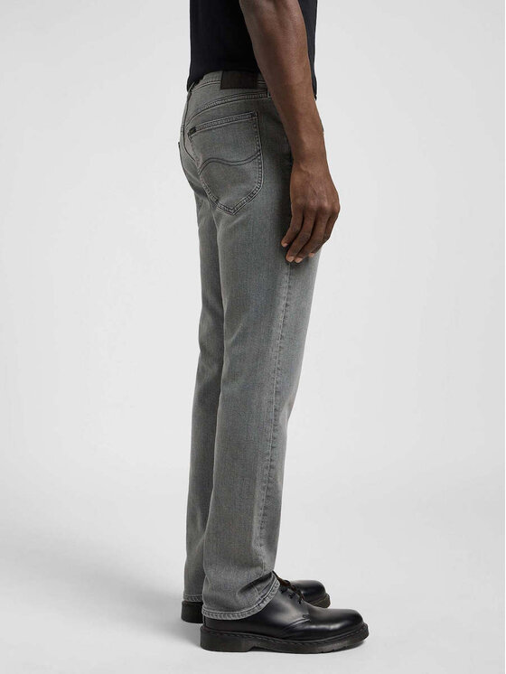 Lee Lee Jeansy DAREN ZIP FLY Szary Straight Fit