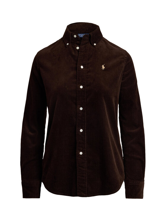 Polo Ralph Lauren Polo Ralph Lauren Πουκάμισο 211971526002 Καφέ Slim Fit