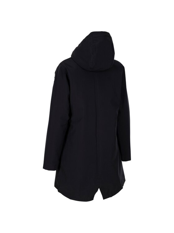 Trespass Trespass Kurtka przeciwdeszczowa Modesty Czarny Long Fit