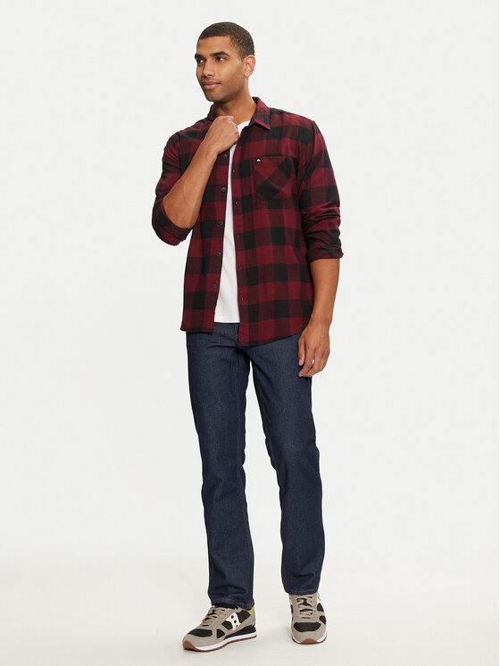 Quiksilver Quiksilver Hemd Buffalo Classic AQYWT03369 Dunkelrot Regular Fit