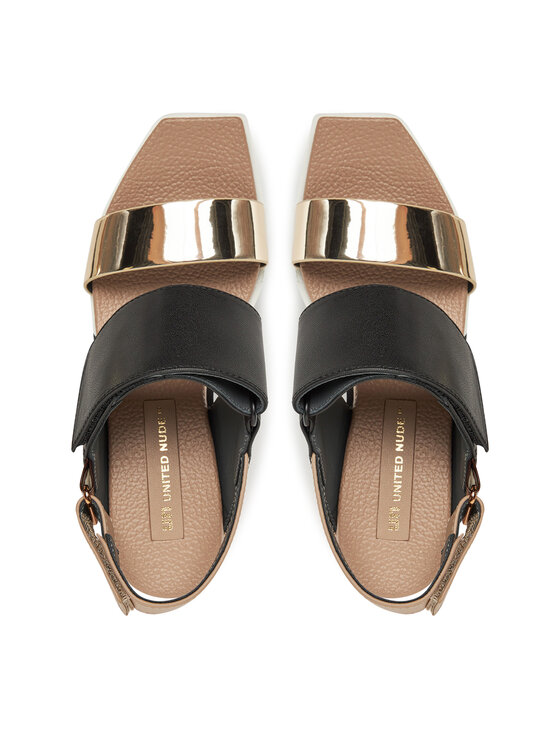 United Nude United Nude Basutės Delta Wedge Sandal 1041389316 Juoda