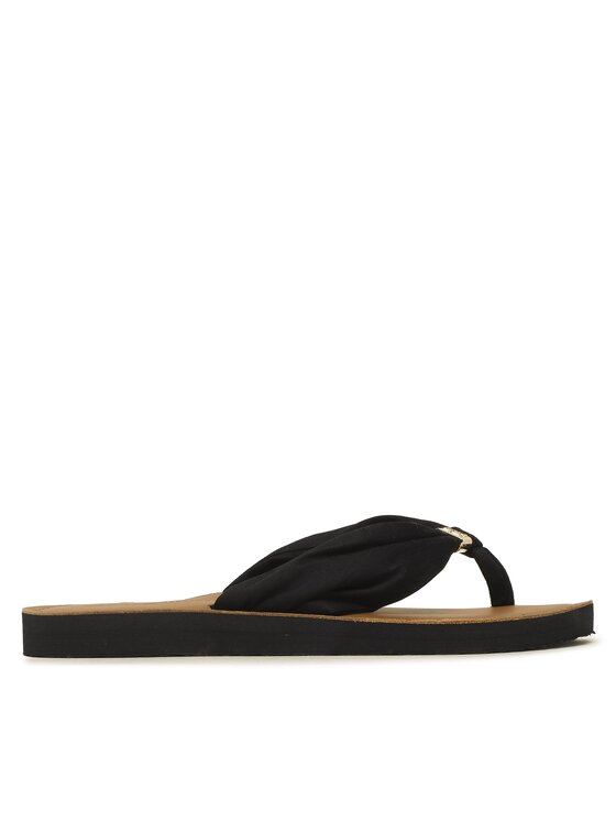 Tommy Hilfiger Tommy Hilfiger Šlepetės per pirštą Th Elevated Beach Sandal FW0FW06985 Tamsiai mėlyna