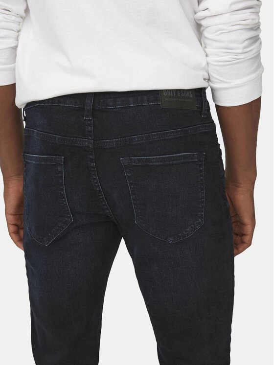Only & Sons Only & Sons Traperice Loom 22026921 Tamnoplava Slim Fit