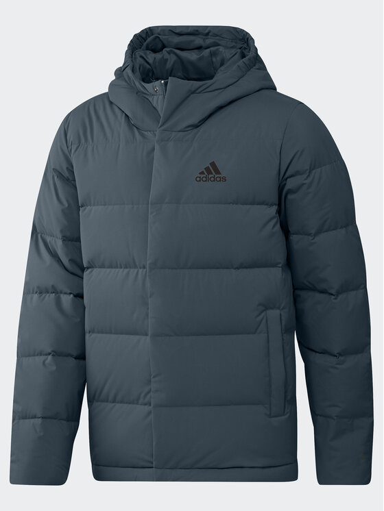 adidas adidas Vatovaná bunda Helionic Down IK3176 Modrá Regular Fit