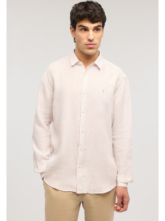 Trussardi Trussardi Koszula 5026N000033N0RB Kremowy Regular Fit