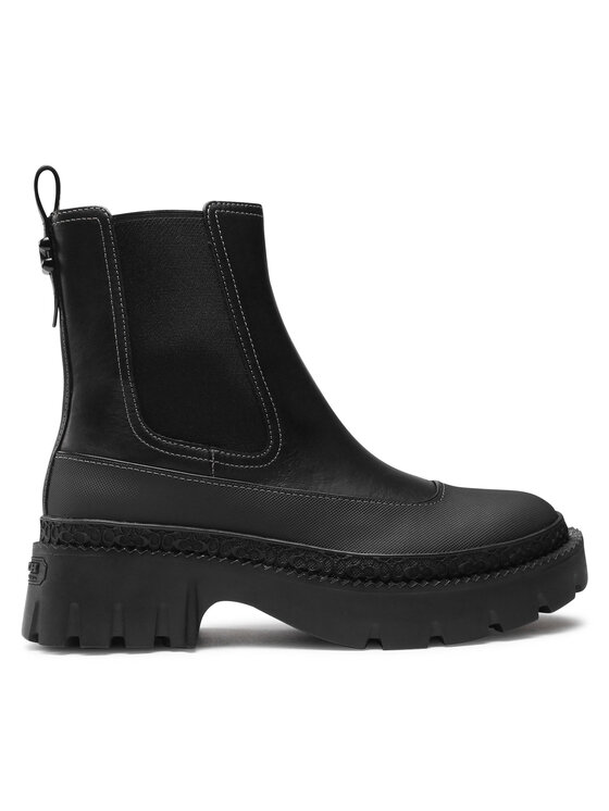 Coach Coach Μποτάκια Jayla Leather Bootie CM770 Μαύρο