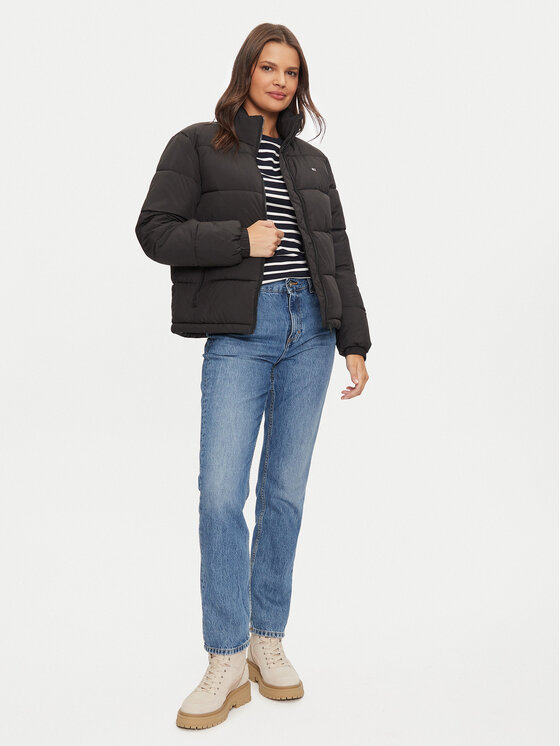 Tommy Jeans Tommy Jeans Зимно яке Essential DW0DW18827 Черен Regular Fit