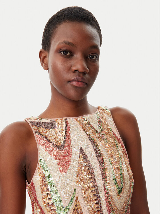 LOLA CASADEMUNT LOLA CASADEMUNT Abito da cocktail MS2516006 Multicolore Regular Fit