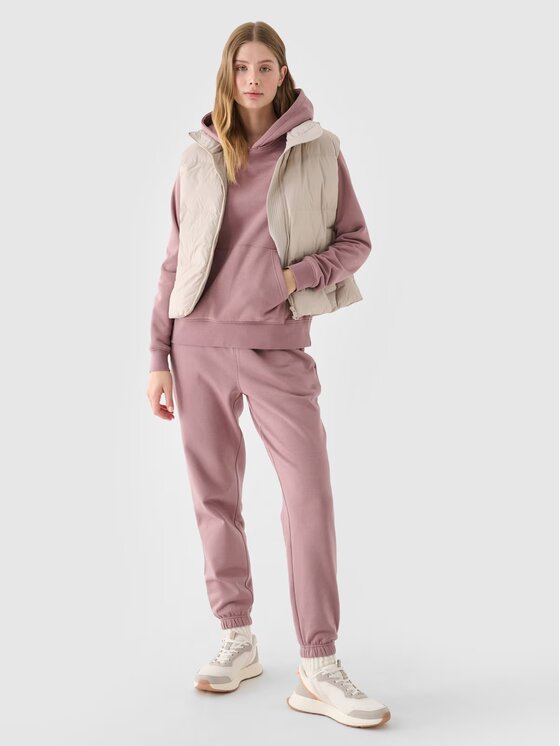 4F 4F Pantaloni da tuta 4FWMM00TTROF1137-83S Marrone Regular Fit