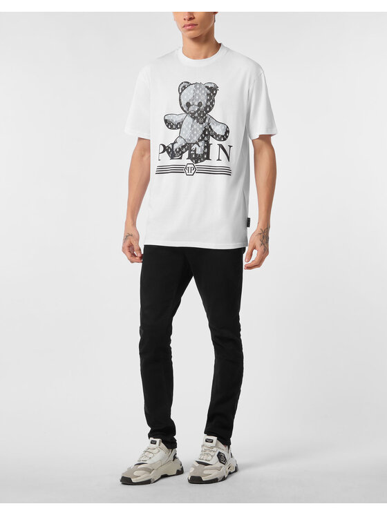 PHILIPP PLEIN PHILIPP PLEIN T-shirt 25579 Bianco Regular Fit