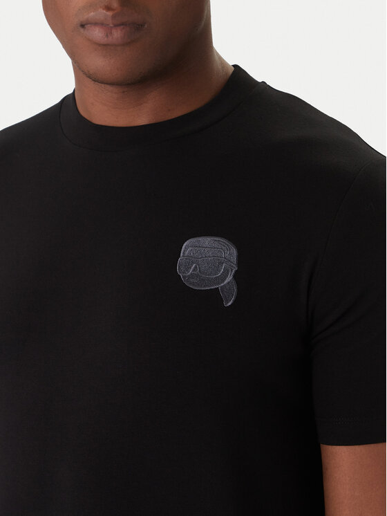 KARL LAGERFELD KARL LAGERFELD Тишърт 755023 561235 Черен Regular Fit