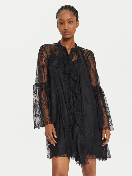 ViCOLO Abito da cocktail TS0158 Nero Regular Fit, taglia : M