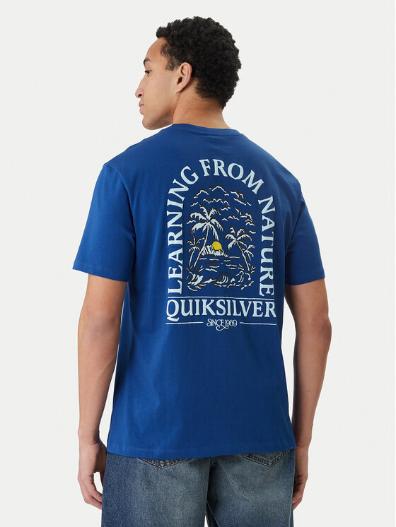 Quiksilver Quiksilver T-shirt W126-QSMTS-1007-19P Tamnoplava Regular Fit