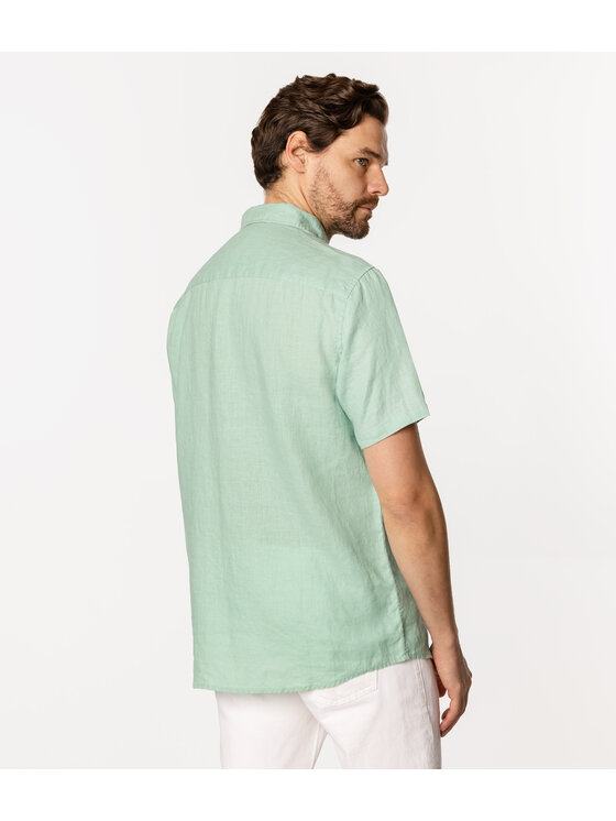 Lee Cooper Lee Cooper Koszula ROGER2 2020 Zielony Regular Fit