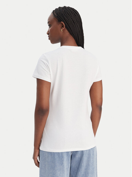 Liu Jo Liu Jo T-krekls WA6493 JS923 Balts Regular Fit