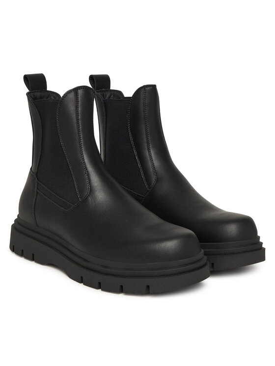 Guess Guess Боти тип челси FMFFER LEA10 Черен