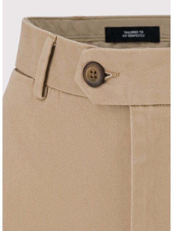 Pako Lorente Pako Lorente Spodnie materiałowe P25WB-WX-001 Beżowy Classic Fit