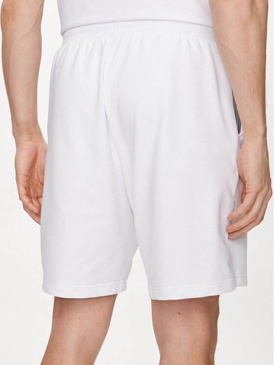 EA7 Emporio Armani EA7 Emporio Armani Спортивні шорти 3DPS66 PJLIZ 1100 Білий Regular Fit