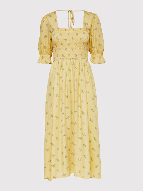Selected Femme Selected Femme Sommerkleid Ulrikke 16084711 Gelb Relaxed Fit