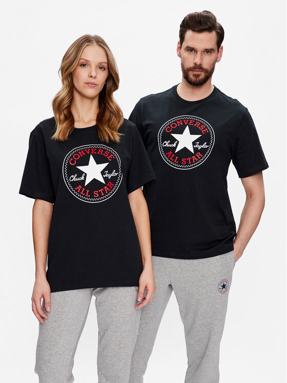 Converse Go-To All Star Patch Standard-Fit T-Shirt Unisex T-Shirt.