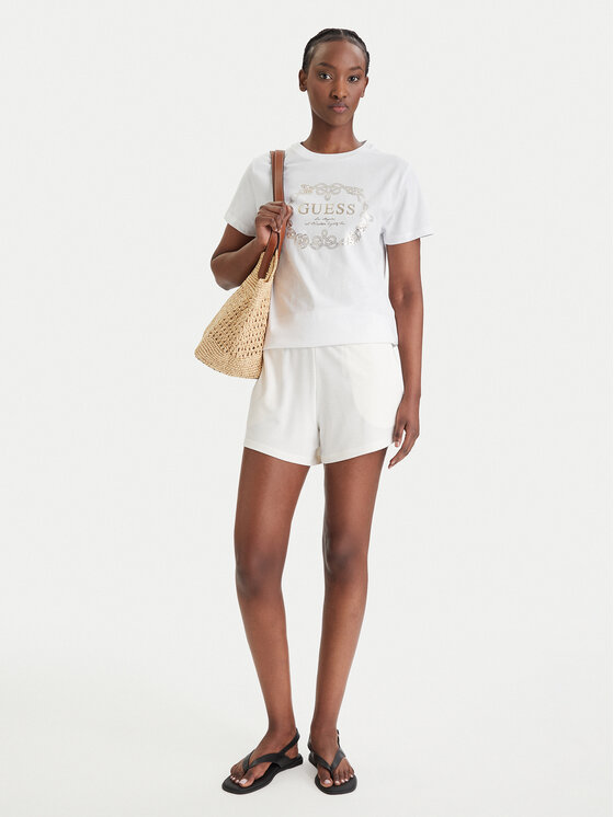 Guess Guess T-Shirt E6GI00 I3Z14 Weiß Regular Fit