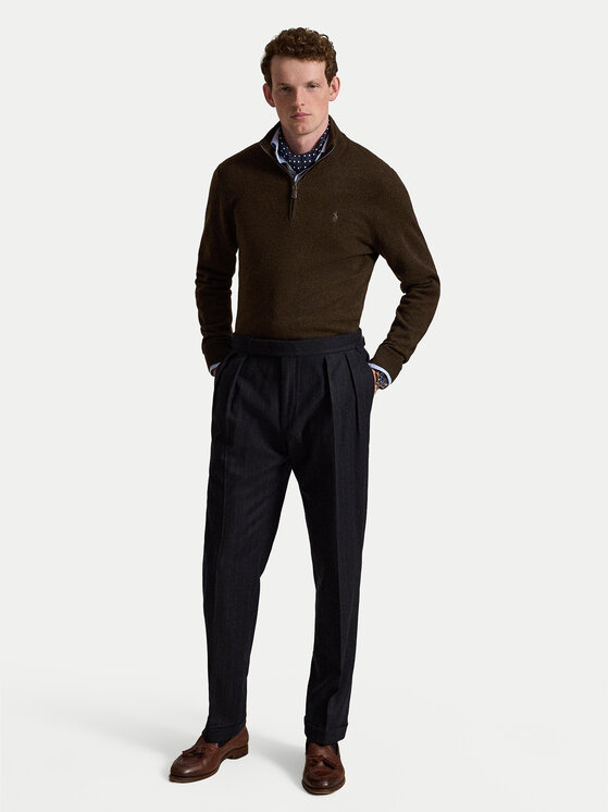 Polo Ralph Lauren Polo Ralph Lauren Kampsun 710876756503 Tumepruun Regular Fit