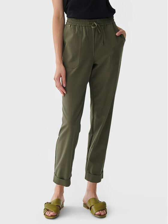 TATUUM Tatuum Pantaloni di tessuto Sudiki T2217.142 Verde Regular Fit
