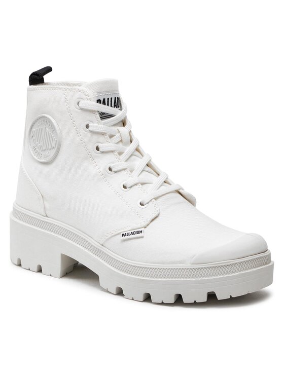 Palladium Palladium Trapper stila apavi Pallabase Twill 96907-141-M Balts