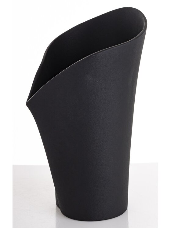 MIAhome MIAhome Wazon porcelanowy 33x19x19 cm LARRY Czarny