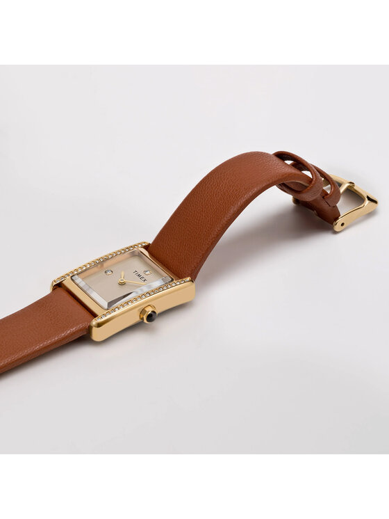 Timex Timex Ρολόι TW2W63900 Καφέ