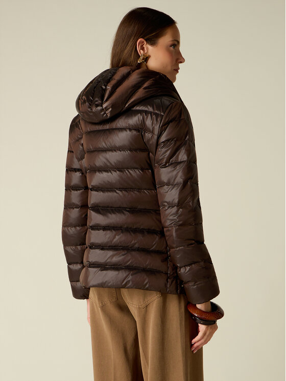 Oltre Oltre Giubbotto piumino F805R001532N032 Marrone Regular Fit
