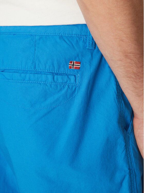Napapijri Napapijri Pantalon scurți din material Nakuru 6 NP0A4HRV Albastru Regular Fit