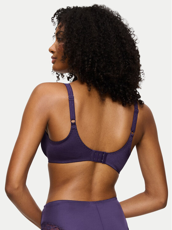 Triumph Triumph Biustonosz z fiszbiną Ladyform Soft W X 10166306 Fioletowy