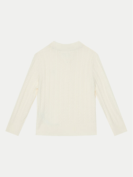 Tommy Hilfiger Tommy Hilfiger Kardigan KG0KG08282 M Beżowy Regular Fit
