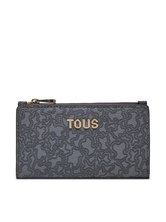 TOUS TOUS Голям дамски портфейл Kaos Mini Lines 2002183547 Сив
