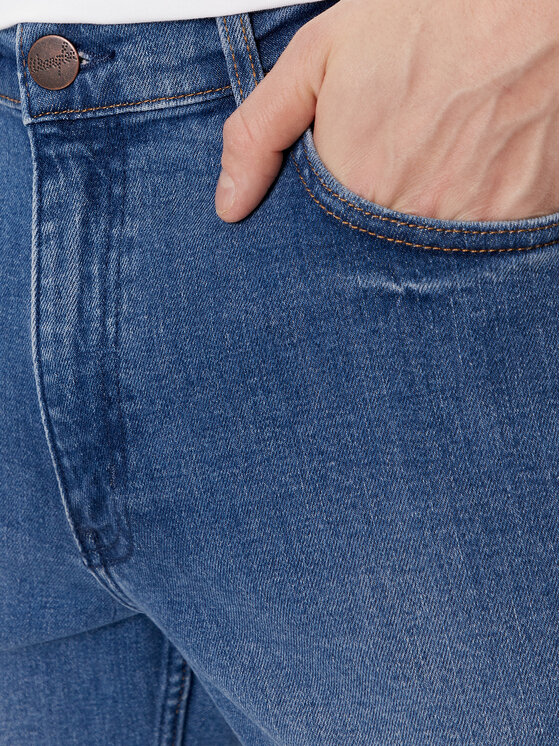 Wrangler Wrangler Jeansy Greensboro 112350836 Niebieski Straight Fit
