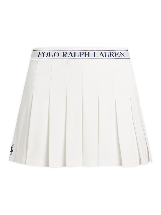 Polo Ralph Lauren Polo Ralph Lauren Plisovaná sukně 211965112001 Bílá Regular Fit