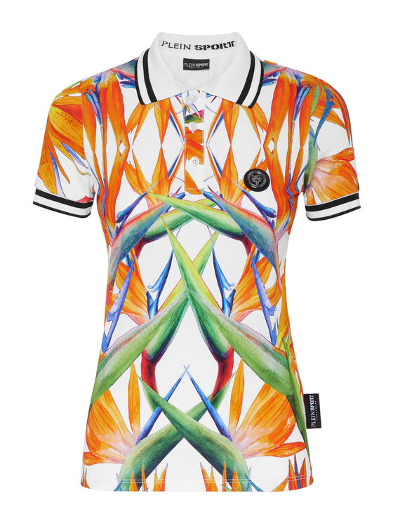 Plein Sport Plein Sport Polo 2903 Biały Regular Fit