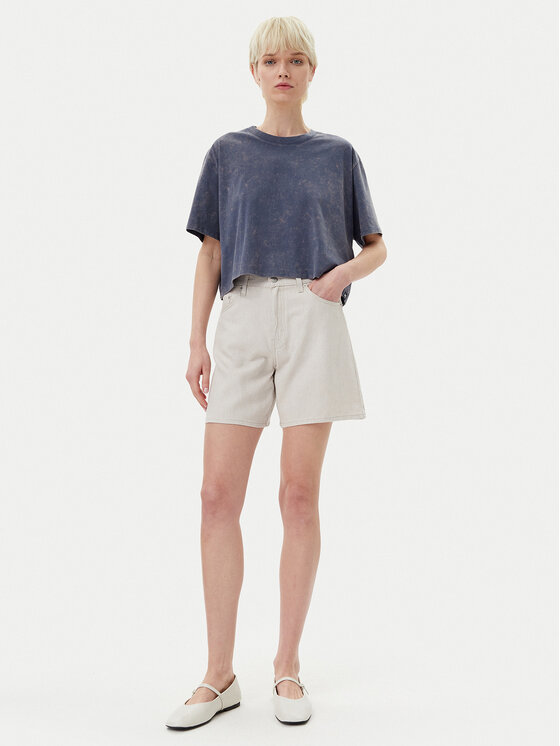 Levi's® Levi's® Kratke traperice A9311-0018 Écru Baggy Fit