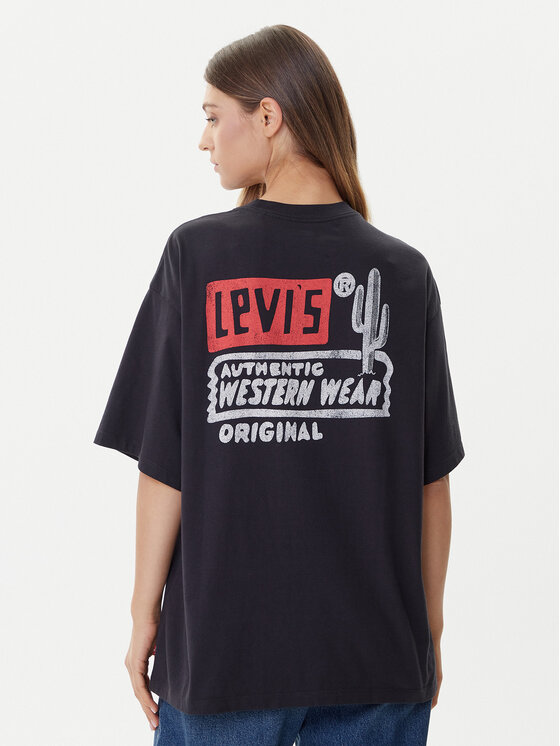 Levi's® Levi's® Tričko Graphic 000G4-0020 Čierna Relaxed Fit