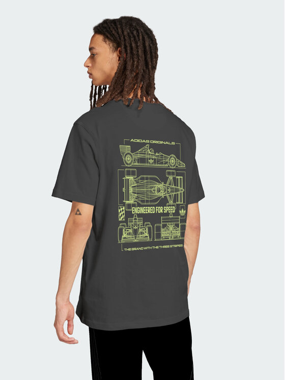 adidas adidas T-Shirt 158469 Szary Loose Fit