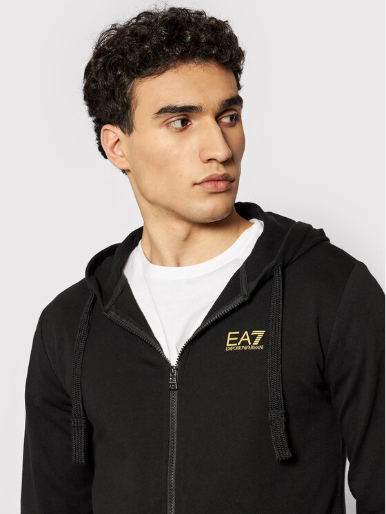 EA7 Emporio Armani EA7 Emporio Armani Sweatshirt 8NPM03 PJ05Z 0208 Schwarz Regular Fit
